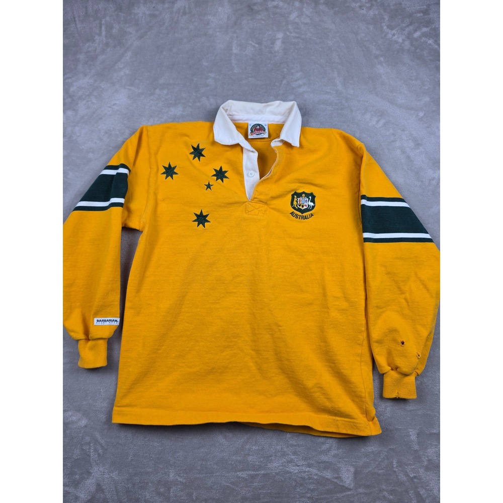 Vintage Barbarian Rugby Shirt Mens XL Australia Southern Cross Stars *Read